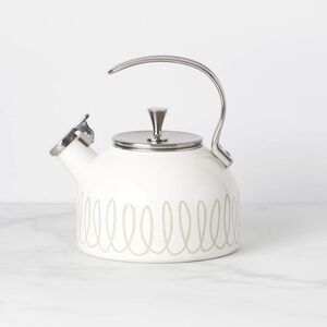 SOLD Kate Spade Lenox Charlotte Street Tea Kettle GREY